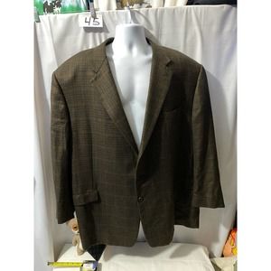 HICKEY FREEMAN PURE CASHMERE BLAZER / JACKET MEN SZ 42R  29' armpit/amrpit